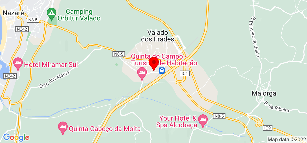 ANA ELISA VENANCIO LINARES - Leiria - Nazaré - Mapa