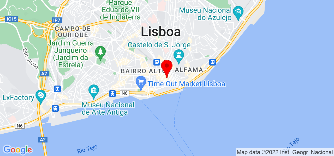 Mariana Gon&ccedil;alves Martins - Lisboa - Lisboa - Mapa