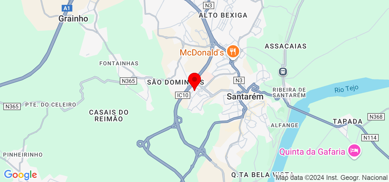 Cl&aacute;udia Oliveira - Santarém - Santarém - Karte