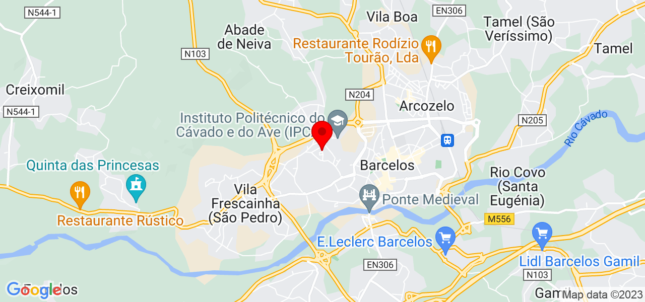 Tamy Harada - Braga - Barcelos - Mapa