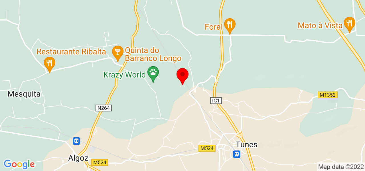 Jo&atilde;o Pires - Faro - Albufeira - Mapa
