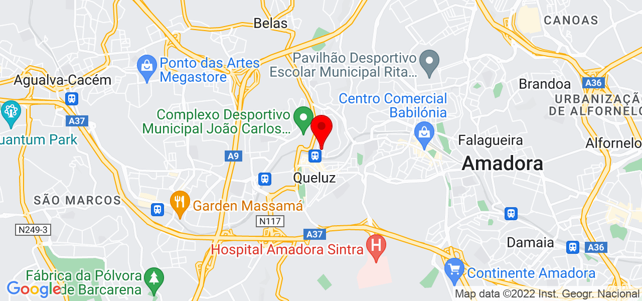 Jo&atilde;o Mendes da Silva - Lisboa - Sintra - Mapa