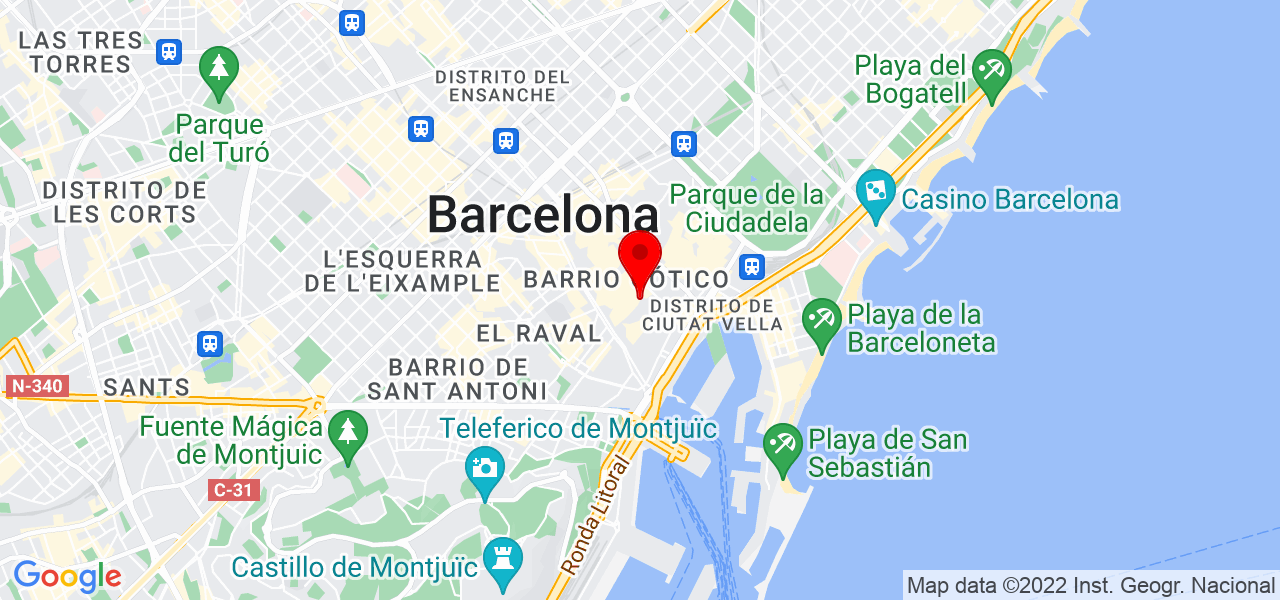 Alexandra andrei - Cataluña - Barcelona - Mapa