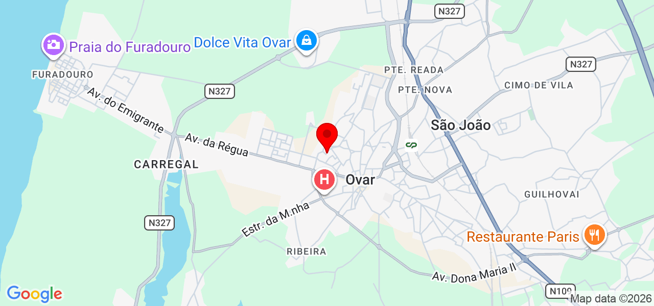 Rafael Monteiro – Serviços ao Domicílio & Reparações - Aveiro - Ovar - Mapa