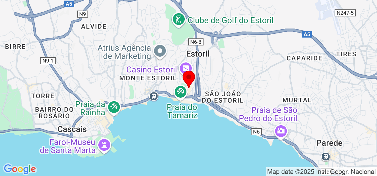 Toque final - Lisboa - Cascais - Map