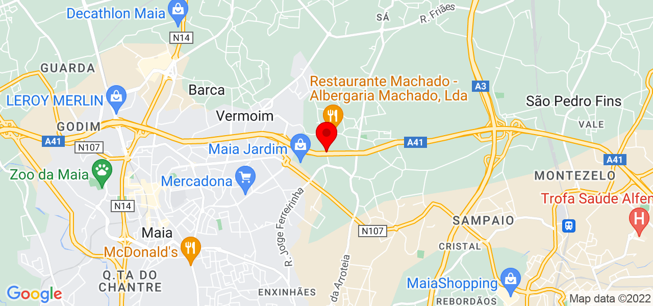 Helena - Porto - Maia - Mapa