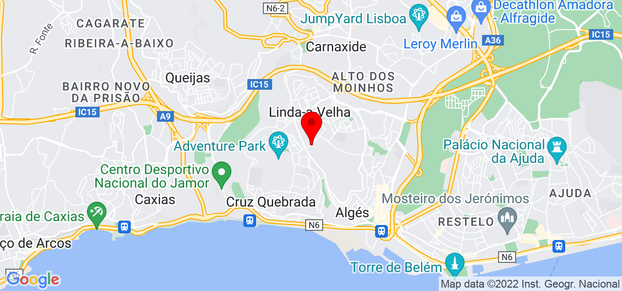 Pedro bispo - Lisboa - Oeiras - Mapa