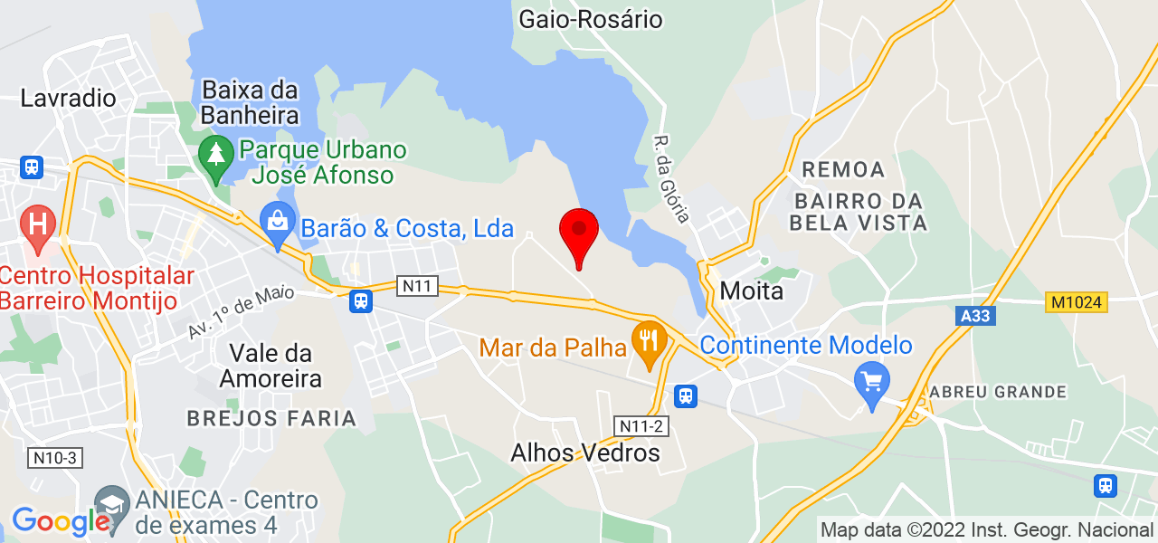 Rodrigo Silva - Setúbal - Moita - Map