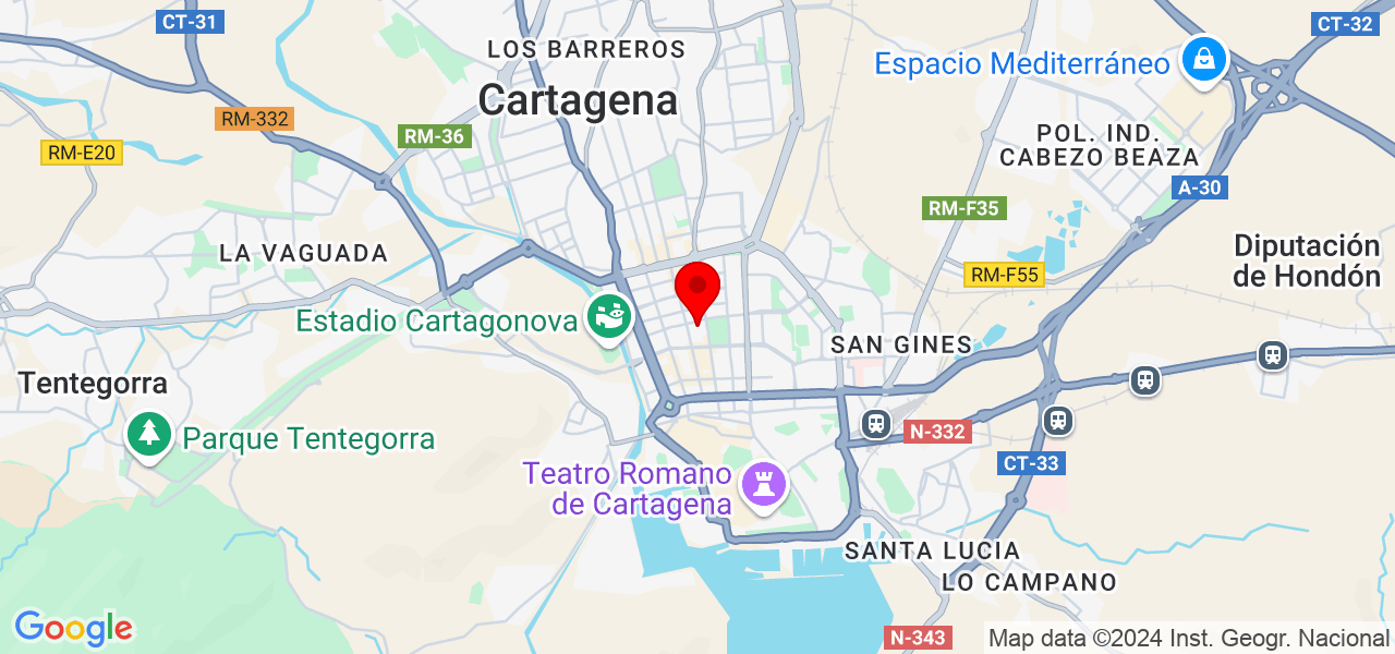 Elena - Región de Murcia - Cartagena - Mapa