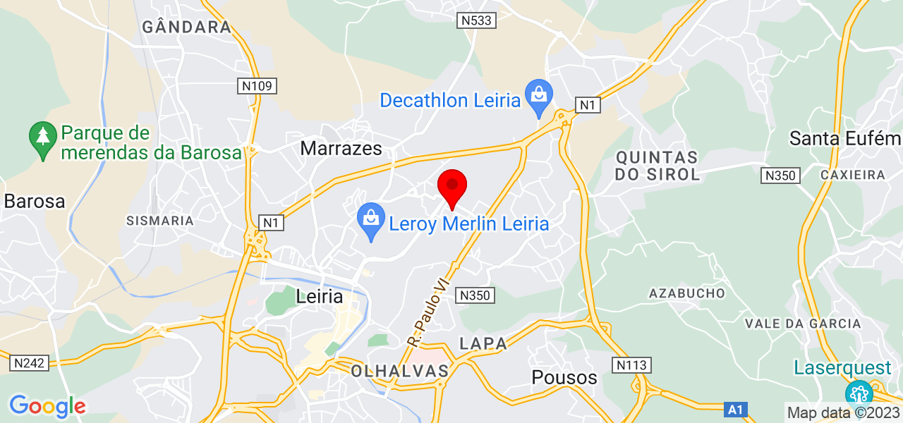 Valtiene Soares - Leiria - Leiria - Mapa