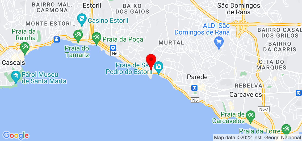 Fernanda Kussaba Palanca - Lisboa - Cascais - Map