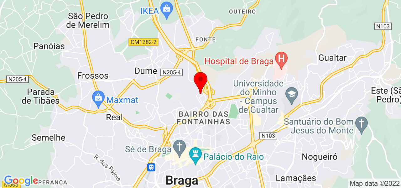 Andr&eacute; Alves Films - Braga - Braga - Mapa