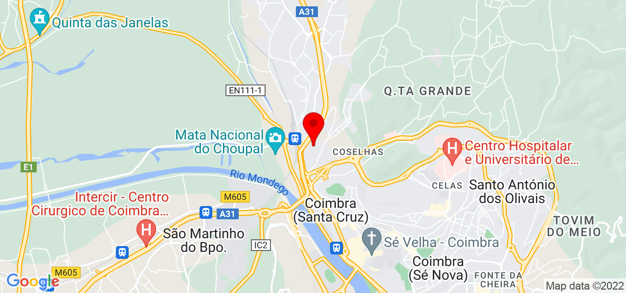 Viviane Barbosa - Coimbra - Coimbra - Mapa