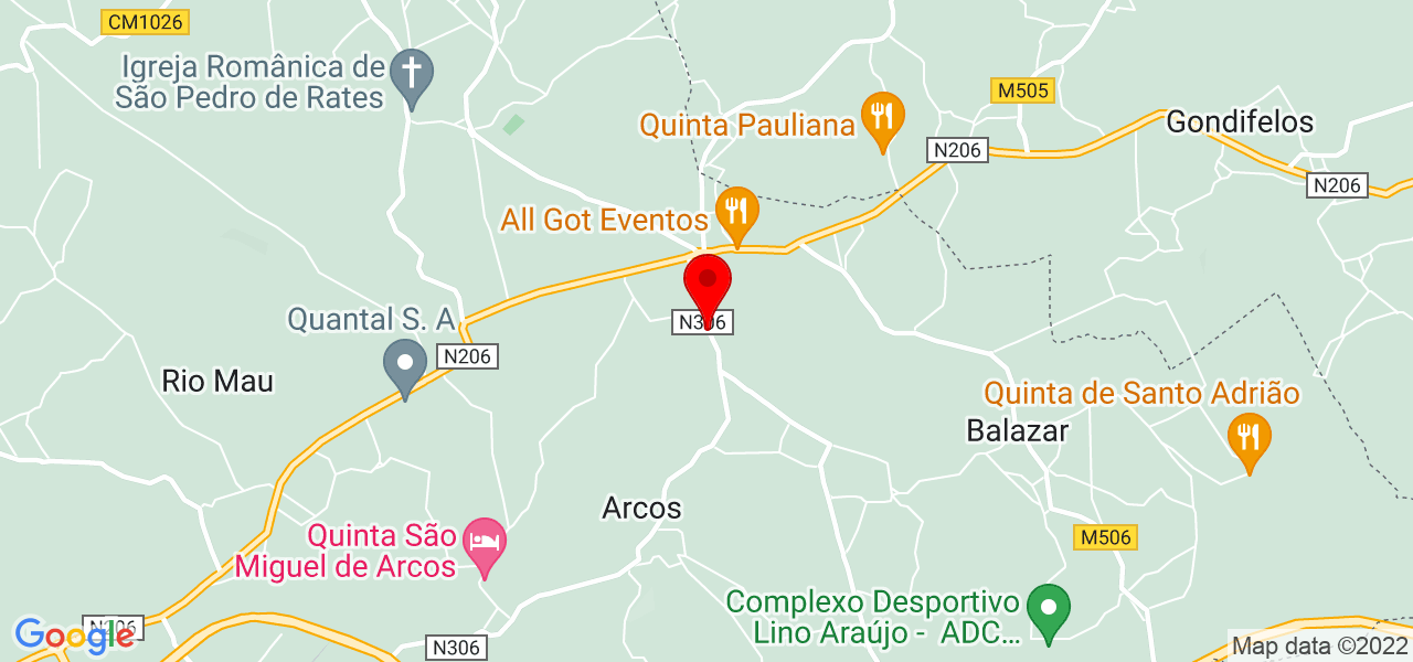 Glamwood - Porto - Póvoa de Varzim - Mapa