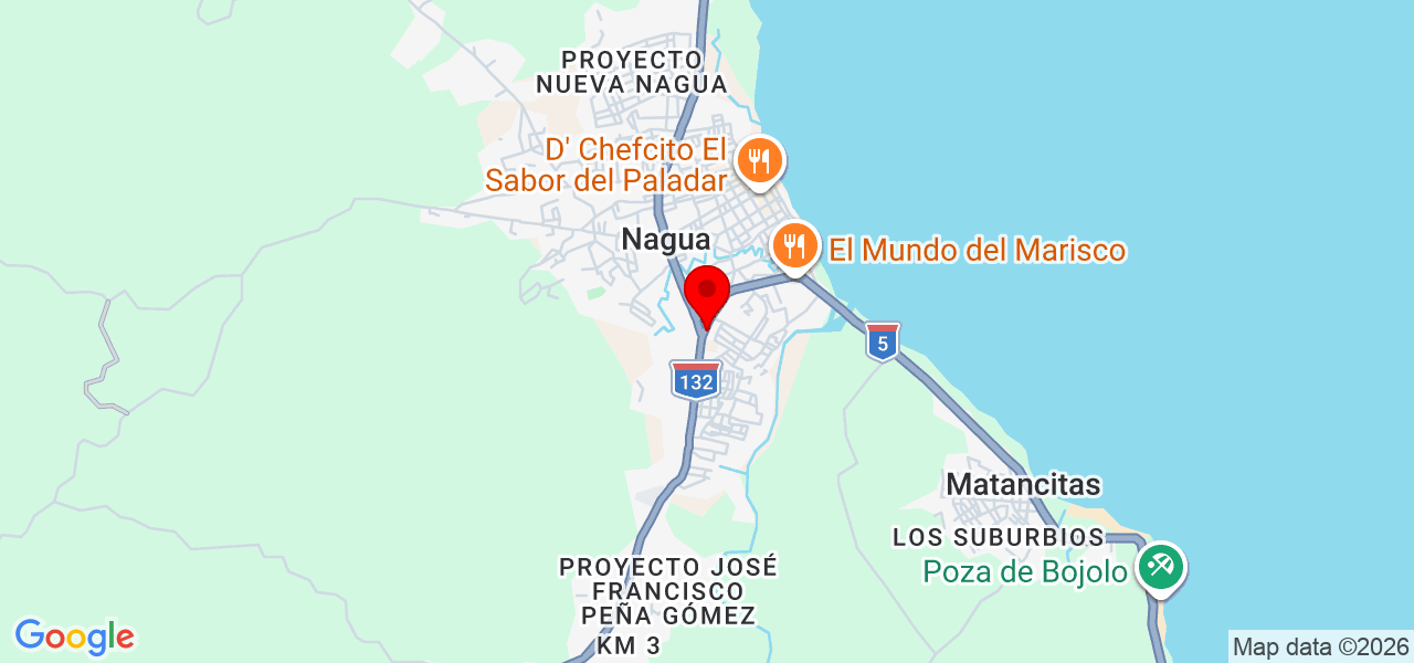 Lorenny Barreras - María Trinidad Sánchez - Nagua - Map