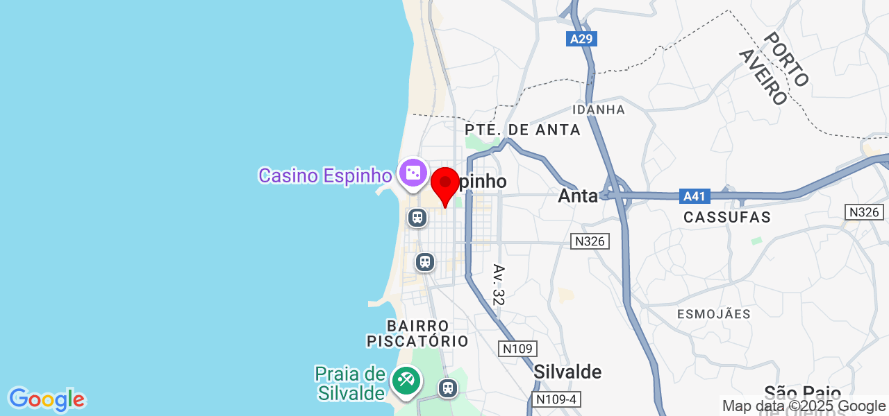 Caroline - Aveiro - Espinho - Mapa