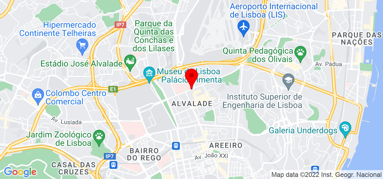 Vasco Costa - Lisboa - Lisboa - Mapa