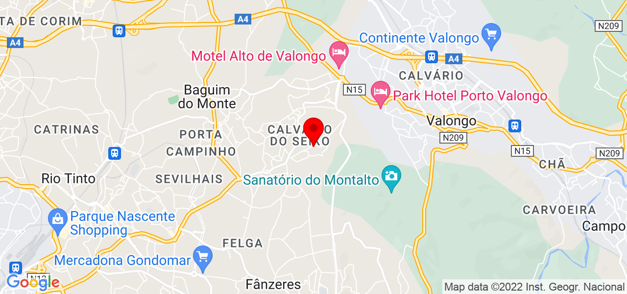 Helder Pereiira - Porto - Gondomar - Mapa