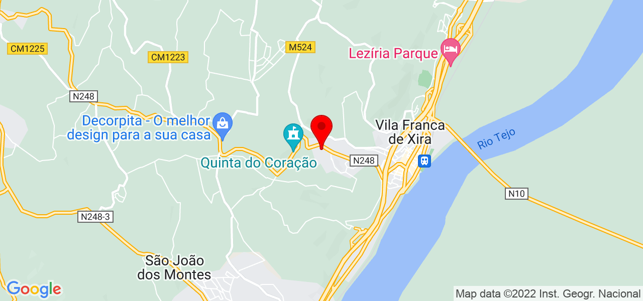 Bogdab - Lisboa - Vila Franca de Xira - Mapa