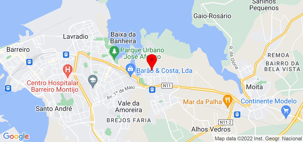 PREVSolutions de Paulo Renato Estanislau Vinagre - Setúbal - Moita - Mapa