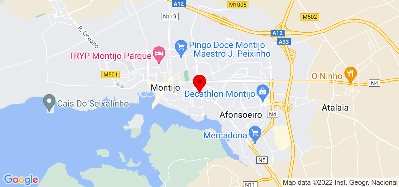 Laura Mesquita - Setúbal - Montijo - Mapa