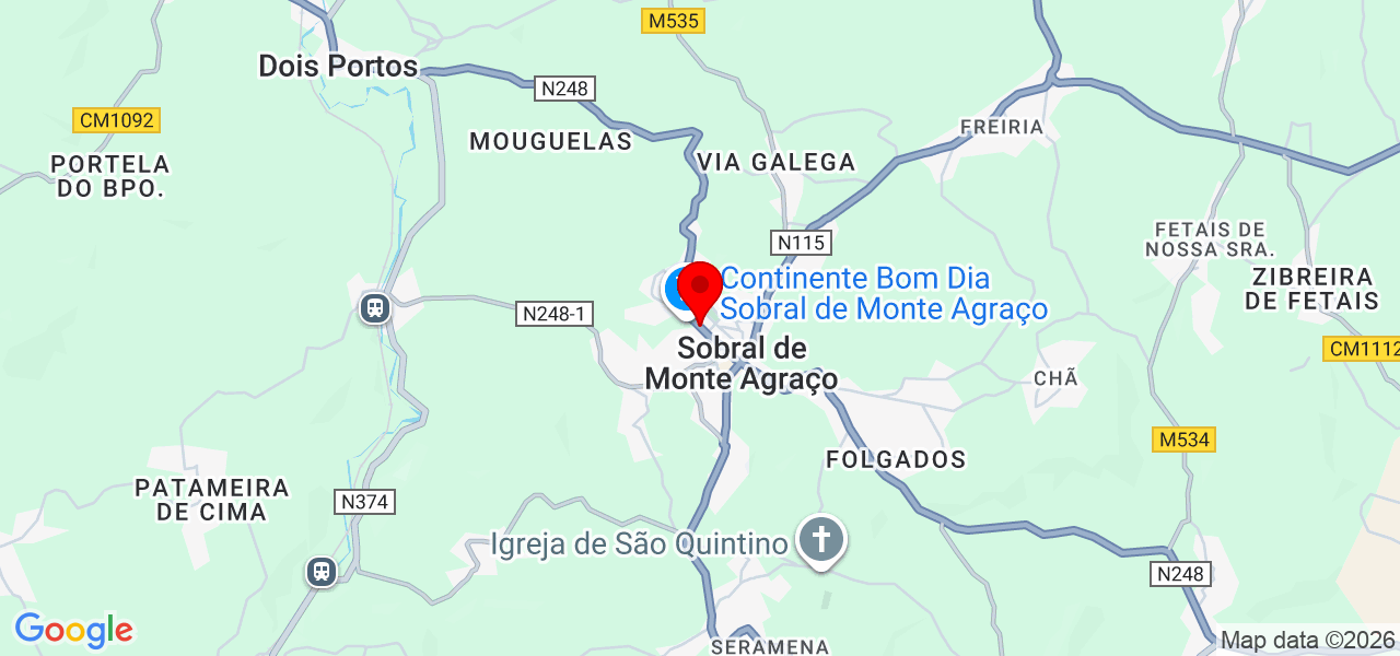Anderson Albuquerque - Lisboa - Sobral de Monte Agraço - Karte