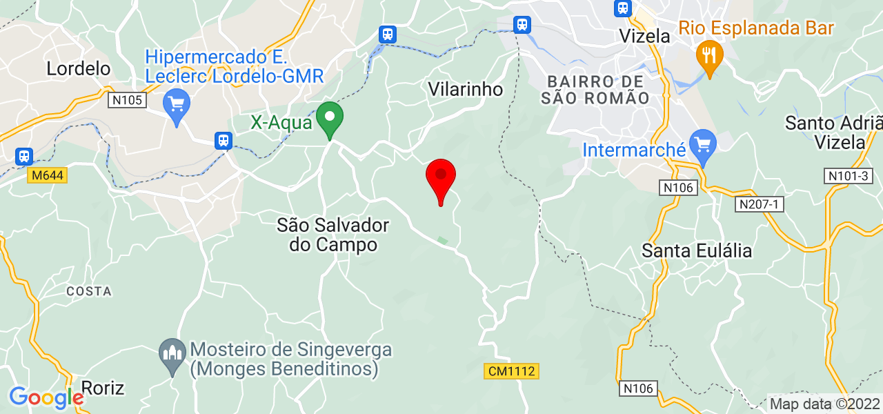 Bruno Alberto Ferreira - Porto - Santo Tirso - Mapa