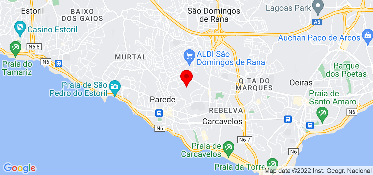 Terapeuta Deva Radesh - Lisboa - Cascais - Mapa