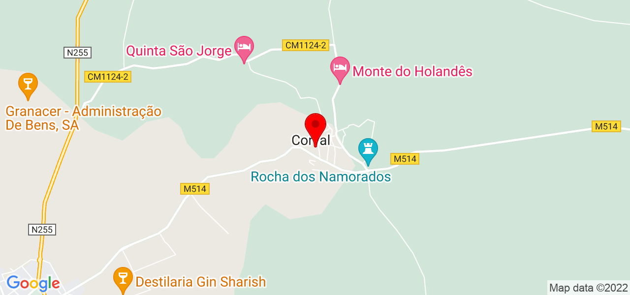 Erc&iacute;lia Dourado - Évora - Reguengos de Monsaraz - Mapa