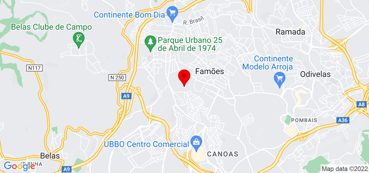 Sheila - Lisboa - Odivelas - Mapa