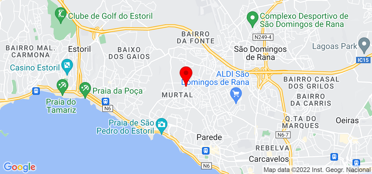 Rafael Carlos - Lisboa - Cascais - Mapa