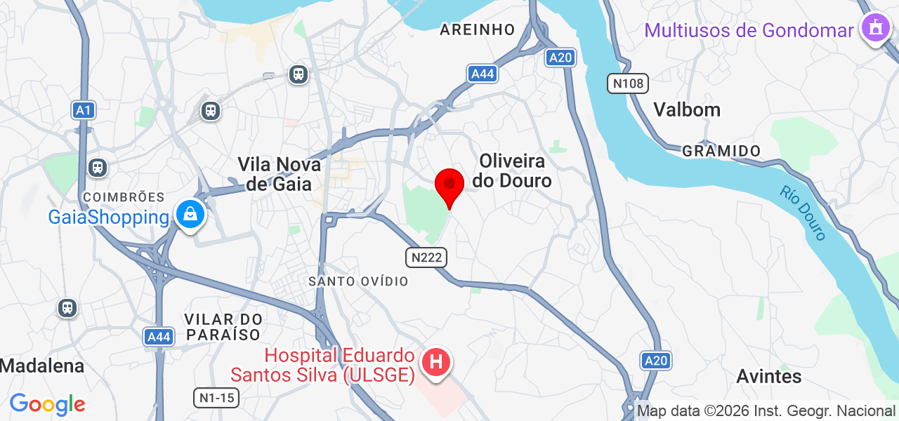 limpeza completa - Porto - Vila Nova de Gaia - Mapa
