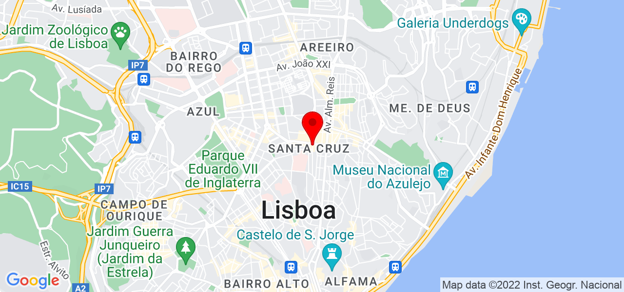 Francisca Cerdeira - Lisboa - Lisboa - Mapa