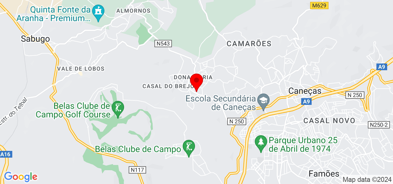 Pedro - Lisboa - Sintra - Map