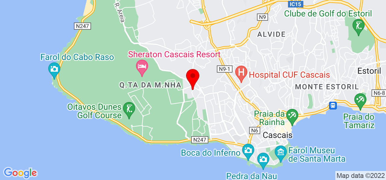 Claudia Duarte - Lisboa - Cascais - Mapa