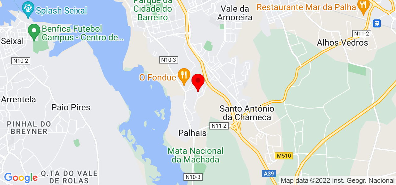 Ana Cristina Lopes - Setúbal - Barreiro - Mapa