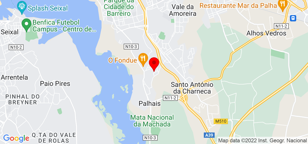 Ana Cristina Lopes - Setúbal - Barreiro - Map