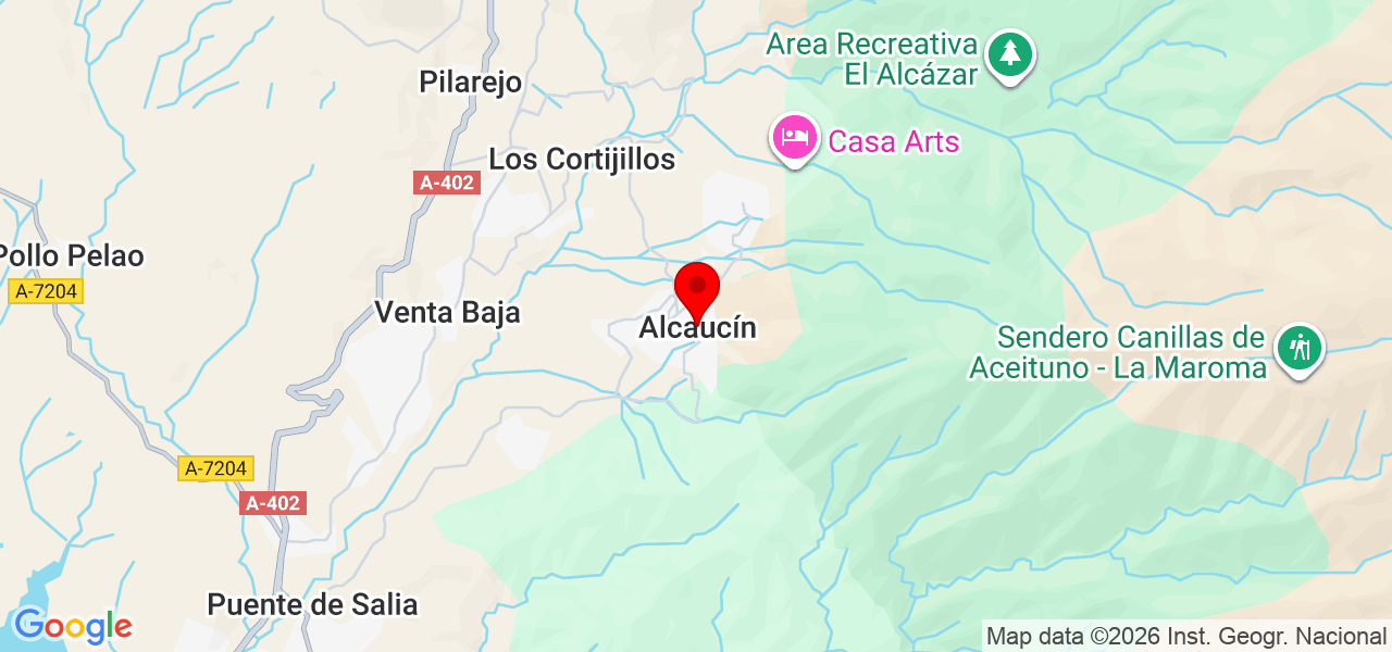 Outdoor restore - Andalucía - Alcaucín - Mapa