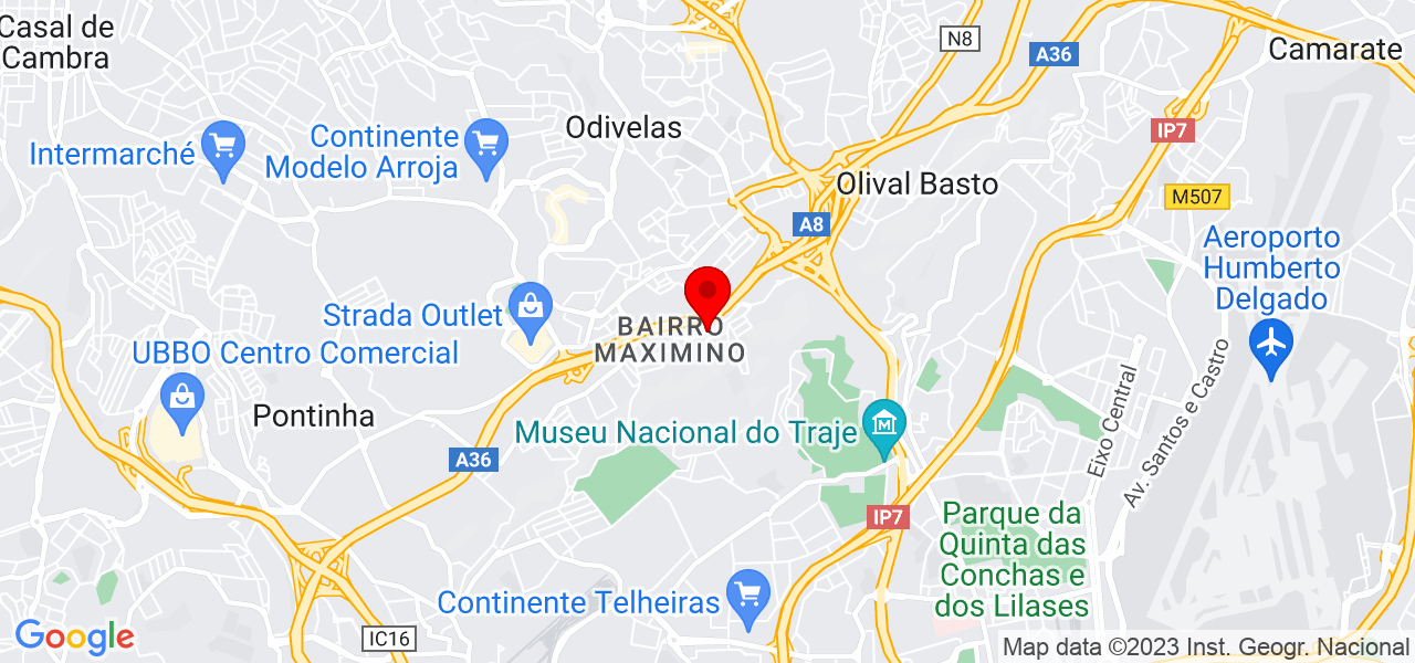 Luana - Lisboa - Odivelas - Mapa