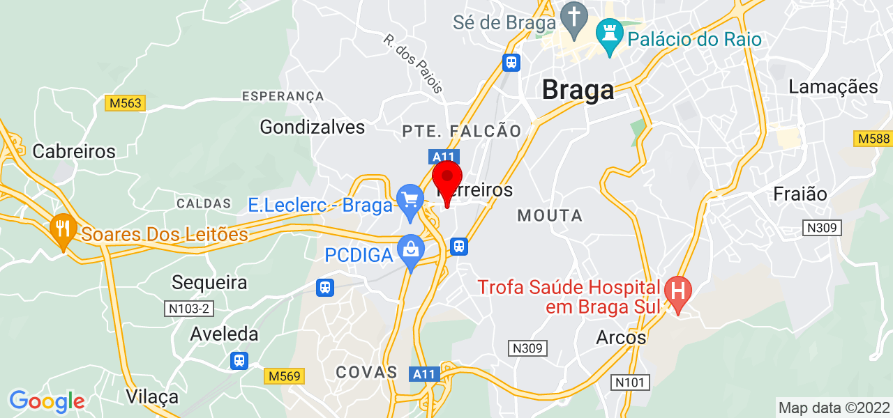 Outweb - Criação de Sites e Marketing Digital - Braga - Braga - Mapa