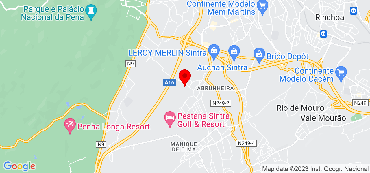 Joana Diniz - Lisboa - Sintra - Mapa