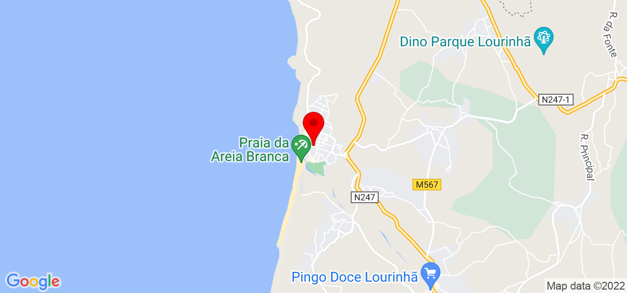 Go Express Portugal - Lisboa - Lourinhã - Mapa