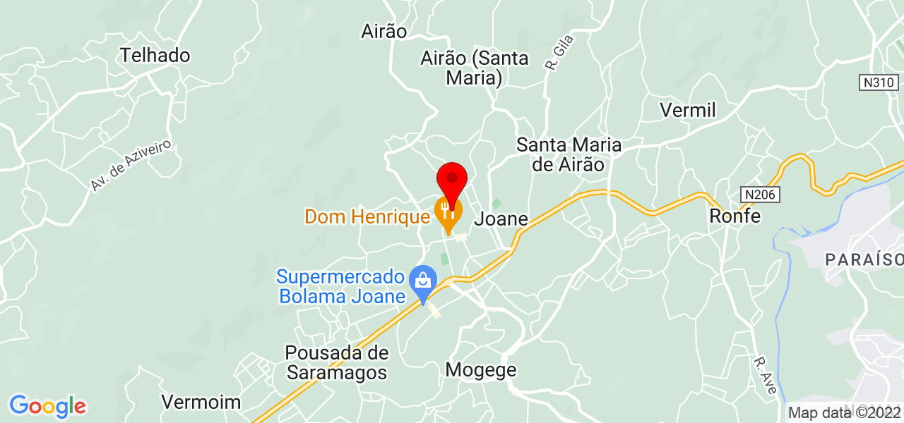 Nuno Ortiga - Braga - Vila Nova de Famalicão - Mapa
