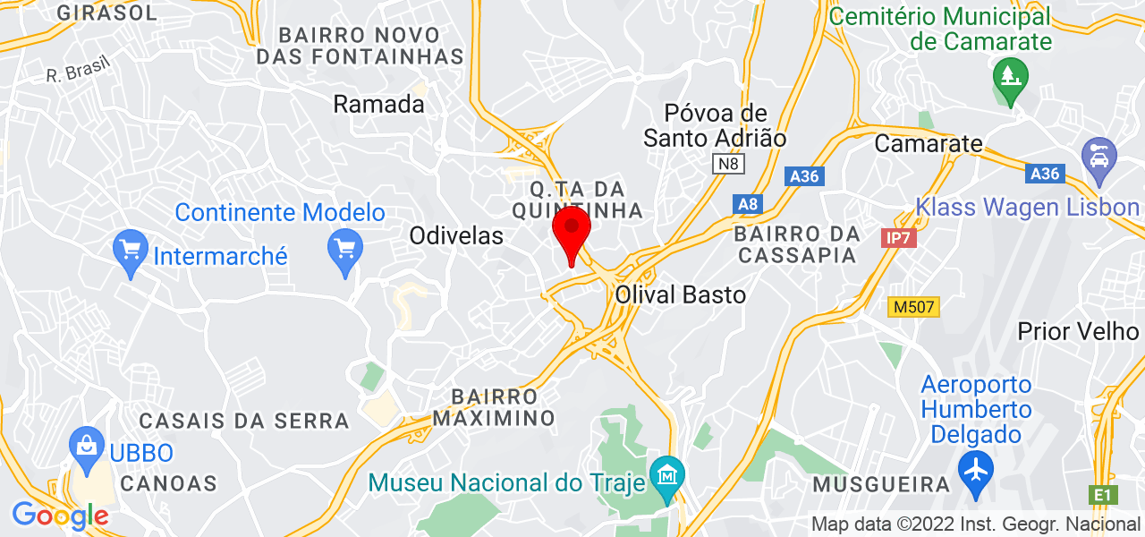 Carlos - Lisboa - Odivelas - Mapa