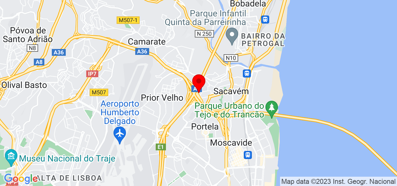 Carla da Rocha - Lisboa - Loures - Mapa
