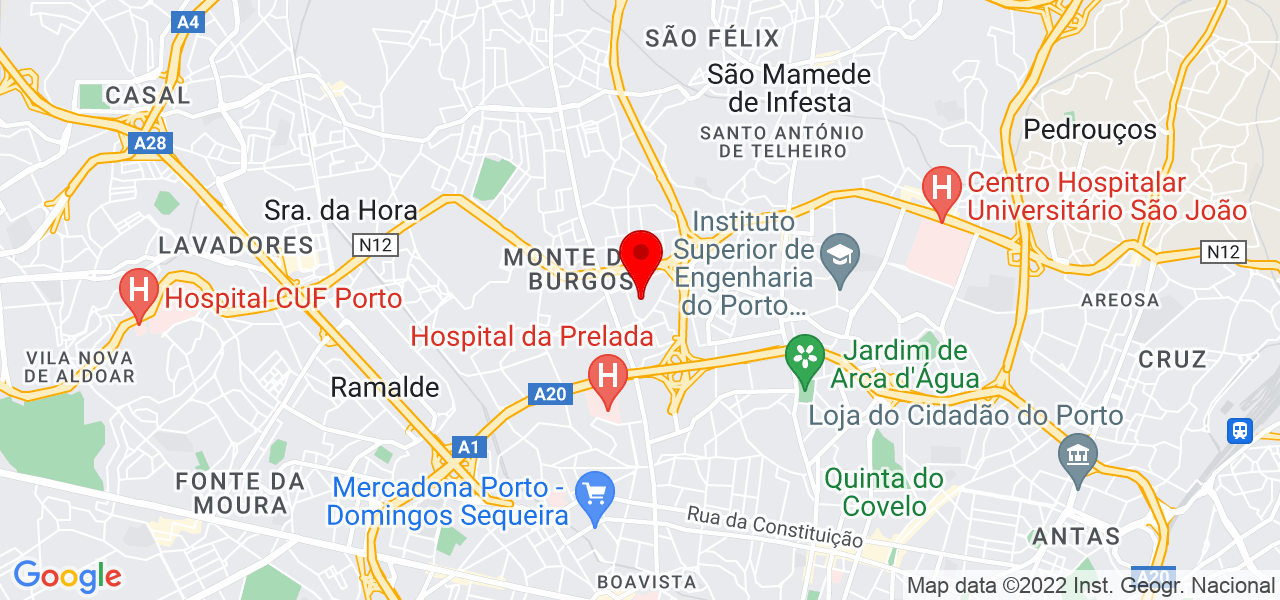 Joana Castanon Santos - Porto - Porto - Mapa