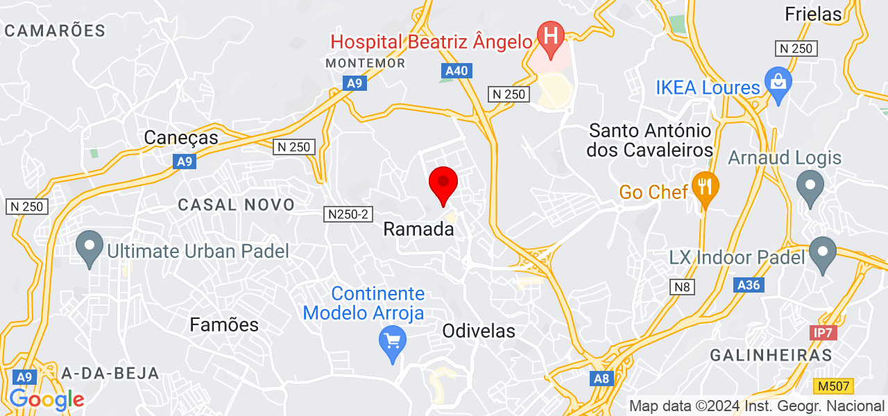 WEBTECK - Lisboa - Odivelas - Mapa