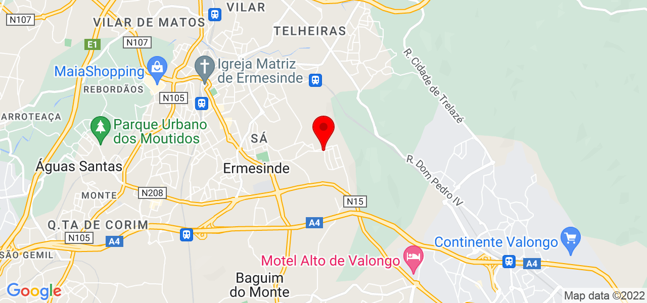 WorkBoX7 - Porto - Valongo - Map