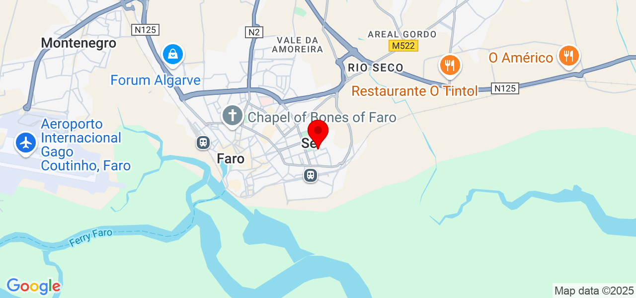 ReginaldoRegis - Faro - Faro - Mapa