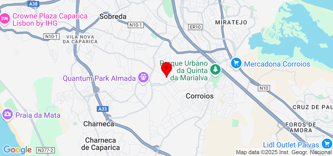 Bruno Silva - Setúbal - Almada - Mapa